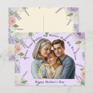 Moederdag foto Altijd jullie baby's Briefkaart