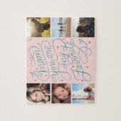 Moederdag Foto collage Favoriete mam Lettering Legpuzzel (Verticaal)