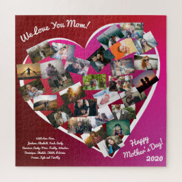 Moederdag Foto Collage Gift Custom Puzzle Legpuzzel