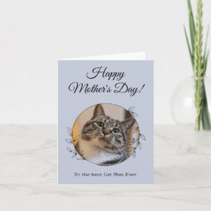 Moederdag Foto Kat Moeder Beste Moederdag Pet Kaart