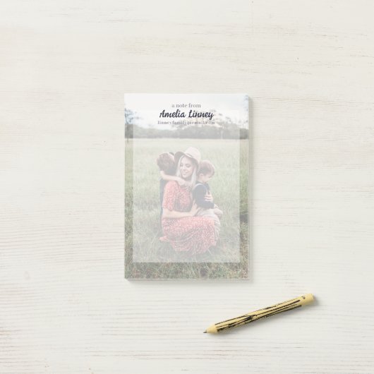 Moederdag Foto Post-it® Notes (Op bureau)