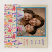 Moederdag Foto Puzzel Inspiratie Wildflowers Legpuzzel (Horizontaal)