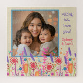 Moederdag Foto Puzzel Inspiratie Wildflowers Legpuzzel (Verticaal)