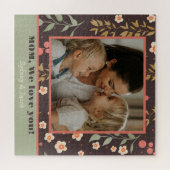 Moederdag Foto  Spring Pastel Flowers Legpuzzel (Horizontaal)