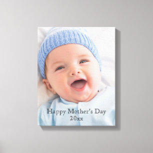 Moederdag Foto Wall Canvas Afdruk