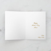 Moederdag Foto Wenskaart Kaart (Binnen)