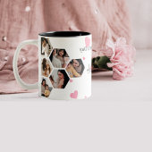 Moederdag Fotocollage met aangepaste tekst Extra Grote Beker