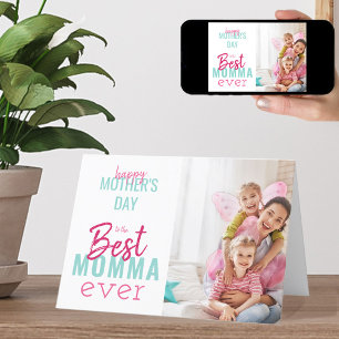 Moederdag Fotokaart voor de Beste Mama Ooit Feestdagen Kaart