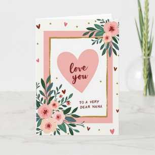 Moederdag Framekaart 'Love You' Kaart