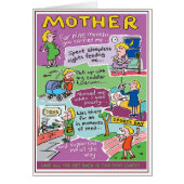 Moederdag Funny Cartoons & verhaal (Voorkant)