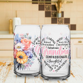 Moederdag Gedrukte blik glazen