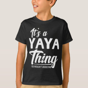 Moederdag geeft een Yaya-ding voor oma-vrouwen T-shirt