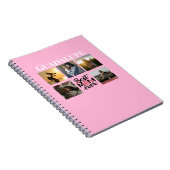 Moederdag Geschenken Fotocollage en Monogram Notitieboek (Rechterzijde)