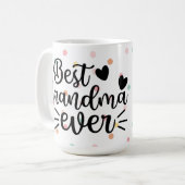 Moederdag Gift Best oma ooit Koffiemok (Voorkant links)
