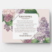 Moederdag Gift Flowers Grandma van kleinkinderen Fotoplaat (voorkant)