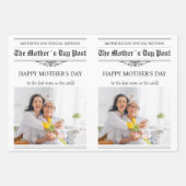 Moederdag Gift Krant Bloemenboeket Inpakpapier Vel (Voorkant 2)