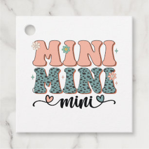 Moederdag Gift Mini Floral Bedankjes Labels