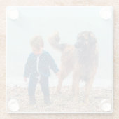 Moederdag Gift Personalized Fotoglas Onderzetter (Achterkant)