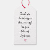 Moederdag Gift Two-Tone Cadeaulabel (Voorkant)