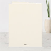 Moederdag Giraffe, Gefeliciteerd Moederdag  Kaart (Achterkant)