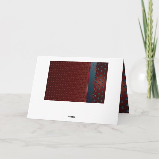 Moederdag Gold Lettering Elegant Paars Hearts Kaart (Achterkant)