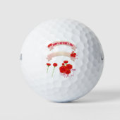 Moederdag. Golfballen (Voorkant)