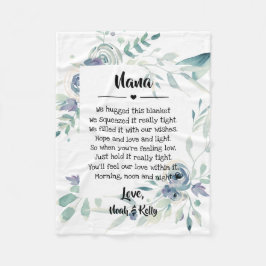 Moederdag Grandma Grammy Nana van kleinkinderen Fleece Deken