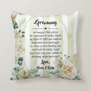 moederdag Grandma Grammy Nana van kleinkinderen Kussen
