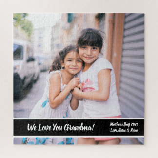 Moederdag Grandma Photo Gift Custom Puzzle Legpuzzel
