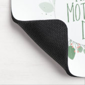 Moederdag Green Leaves Wreath | Mousepad Muismat (Hoek)