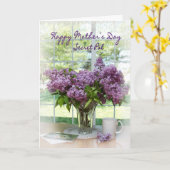 MOEDERDAG GROET - SECRET PAL - LILACS KAART (Gele Bloem)