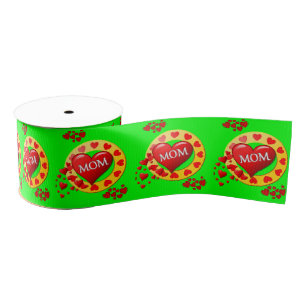 Moederdag Grosgrain Lint