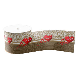 Moederdag Grosgrain Lint