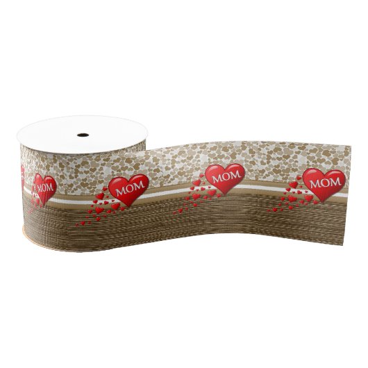 Moederdag Grosgrain Lint (Spoel)