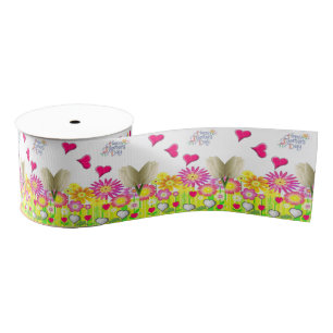 Moederdag Grosgrain Lint