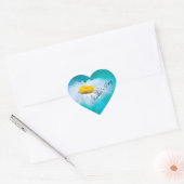 Moederdag Hart Sticker (Envelop)