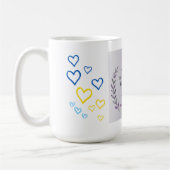 Moederdag Hartpatroon Mok (Links)