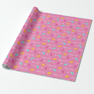 Moederdag Hats, Hearts en Handtassen Cadeaupapier