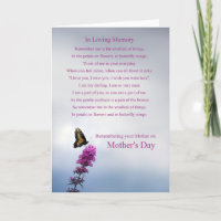 Moederdag herdenkt je mama Spiritueel gedicht