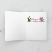 Moederdag - het Roze Spaniel van de Aanzetsteen Kaart (Binnen)