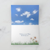 Moederdag in blauwhelm kaart (Binnen)