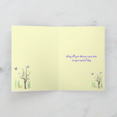 Moederdag in de lente kaart (Binnen)