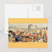 Moederdag in het park briefkaart (Voorkant / Achterkant)