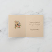 Moederdag Jezus Maria Rozen Rozenkrans Kaart (Binnen)