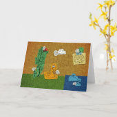Moederdag Kaart (Gele Bloem)