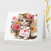 Moederdag Kaart (Gele Bloem)