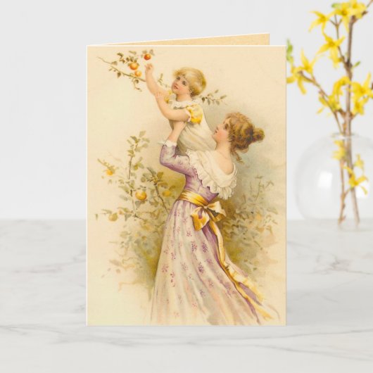  Moederdag Kaart (Gele Bloem)