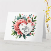  Moederdag Kaart (Gele Bloem)