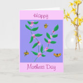 Moederdag Kaart (Gele Bloem)