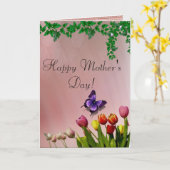 Moederdag kaart (Gele Bloem)